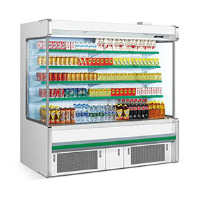 Plug in Multideck Open Merchandiser with Automatic Defrost